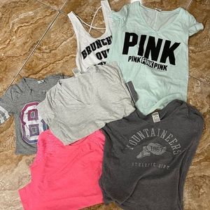 Victoria’s Secret pink tee bundle